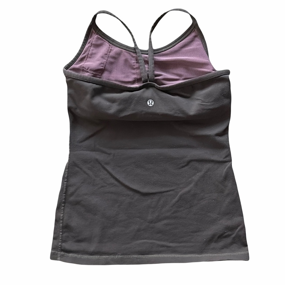 lululemon 🍋 Align Waist-Length Brown Racerback Tank Top - Picture 2 of 2